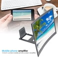 thumbnail image 3 of 12 inch Mobile Phone Screen Magnifier Amplify Holder for Movie Video Display, 3 of 8