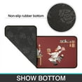 thumbnail image 6 of Funny Chef Kitchen Rugs and Mats, 2 Piece Set 47x17in and 30x17in, Crystal Velvet with Black Edge, Non-Slip, Kitchen Decor, 6 of 7