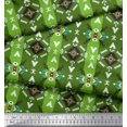 thumbnail image 3 of Soimoi polyester Crepe Fabric Ikat Southwestern Print Sewing Fabric Yard 52 Inch Wide, 3 of 3
