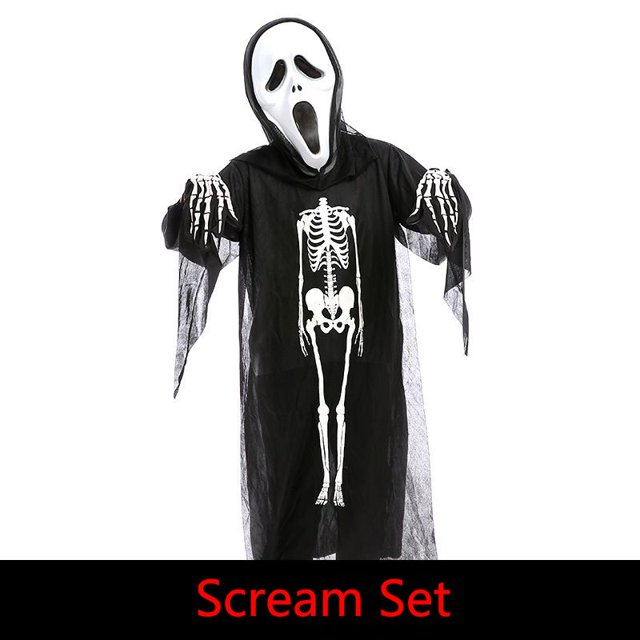 Adulto Disfraces Cosplay Niños Halloween Disfraz Mascarada Prop Cráneo Esqueleto