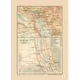 thumbnail image 2 of Baedeker 24x32 Gold Ornate Wood Framed with Double Matting Museum Art Print Titled - Mostar Bosnia Herzegovina Europe - Baedeker 1910, 2 of 4