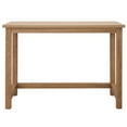thumbnail image 3 of Evelyn&Zoe Modern Writing Desk, Brown, 3 of 7