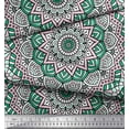 thumbnail image 2 of Soimoi Modal Satin Fabric Moroccan & Mandala Kaleidoscope Fabric Prints by Yard 42 Inch Wide, 2 of 3