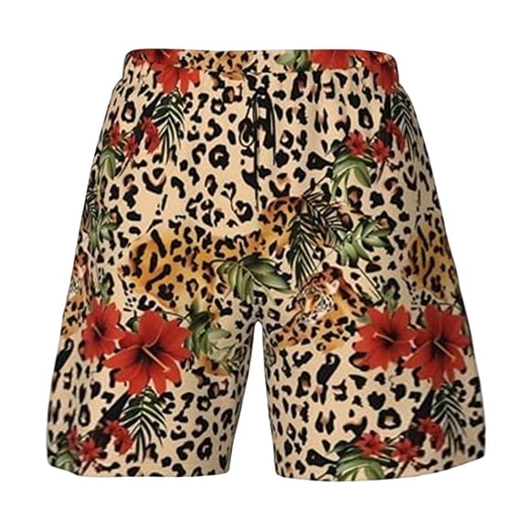 Men's Beach Swim Trunks With Zippered Pockets Lightweight Fabric Ideal For Surfing And Casual Summer Wear