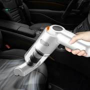 Dvkptbk Vacuum Cleaner Car Vacuum with Powerful Suction, Mini Vacuum for Crevices, Keyboard Cleaner, USB Rechargeable Home Essentials