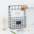 thumbnail image 4 of Shisuyan Metal Wall File Holder Iron Wall Mount Catalog Organization Adults Home Use 1Set, 4 of 8