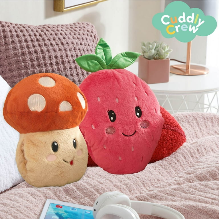 Cuddly Crew Mushroom Hug Buddie Pillow - Walmart.com
