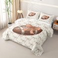 thumbnail image 3 of Erosebridal Girls Sport Bow Football Quilt Full,Brown Bowtie Rugby Full Bedspread Sets Teens Boys, 3 of 7