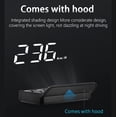 thumbnail image 4 of Car HUD Head Up Display OBD2 GPS Overspeed Warning System Projector Windshield, 4 of 10