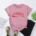 thumbnail image 6 of Kayannuo Womens Tops Shirts for Women Valentine's Day Women's 2024 Spring And Summer Fashion Easter Print Pattern Round Neck Short Sleeved T-shirt Top/Shirt, 6 of 7