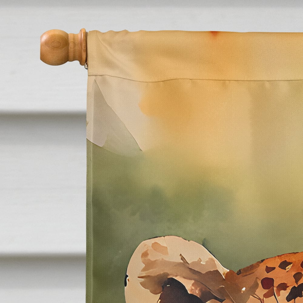 Cheetah House Flag 28 in x 40 in