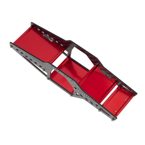 Chasis de conversión Rock Crawler Ounissouiy coche RC de aluminio SCX24 90081 C10 rojo