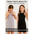 thumbnail image 4 of Vestido PATPAT Ajustado sin Mangas con Cuello Halter Negro 10-11 Años, 4 of 9
