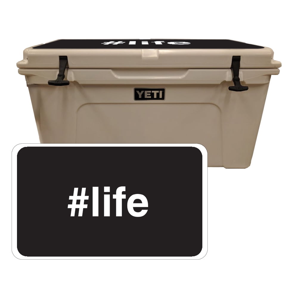 Hashtags Skin For YETI 105 qt Cooler Lid Protective, Durable, and