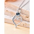 thumbnail image 4 of Mothers Day Gift I Love You Necklace 100 Languages Projection Necklace 925 Sterling Silver Mom I Love You forever Pendant Necklace jewelry Romantic Gifts for Mom Women, 4 of 10