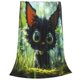 thumbnail image 2 of Balery Cute Big-Eyed Black Cat Manta de Felpa Suave y Acogedora – Cobija de Franela Aterciopelada para Cama, Lavable y Cálida para Sofá, Mascotas, Transpirable-40"x30", 2 of 7