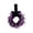 Purple #1, variant on ZZAIXHL Artificial Halloween Black Grapevine Wreath 9inch Round Twig Branch Wreath with Boxwood Pumpkin and Velvet Hanging Rope Gothic Kitchen Cabinet Wreaths for Home Party