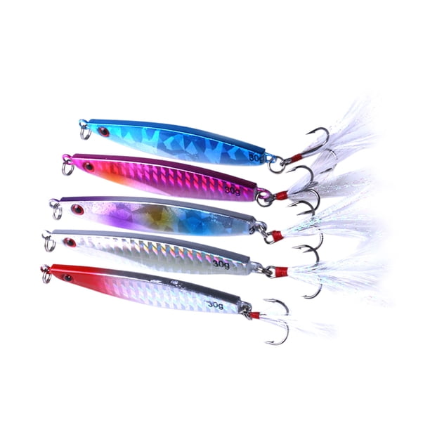 Naiovety 5 uds placa señuelo cebo con gancho de garra Baitcasting pesca 3D ojos cebo aparejos de pesca Pescar No.01 Naiovety OD000196-01B