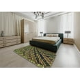 thumbnail image 5 of Ahgly Company Machine Washable Indoor Rectangle Transitional Brass Green Area Rugs, 2' x 3', 5 of 7