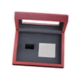 thumbnail image 2 of de madera Anillos pesados grandes Vitrina con tapas superiores transparentes Fans Regalos Joyas Vitrina Anillos Caja de almacenamiento Organizador de joyas L Sunnimix Vitrina de anillos, 2 of 8