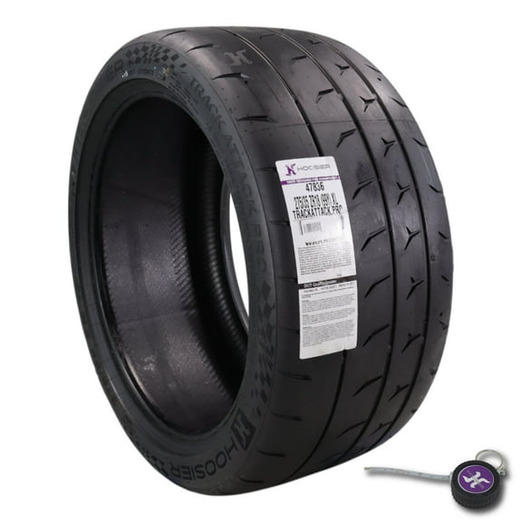 Hoosier TrackAttack Pro Racing Tire 275/35ZR18 99Y XL - High Performance Car Tire Engineered for Track and Street Racing with Hoosier Keychain (275/35/ZR18)