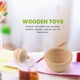thumbnail image 2 of Kit de artesanía de madera natural sin terminar para contar y clasificar la decoración Diy para pintar, ar, 2 of 5
