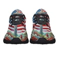 thumbnail image 5 of ChriStan Cross Cardinal American flag Shoes Sneakers for Women Men Black Size 8, 5 of 7