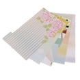 thumbnail image 1 of Set de Papel Decorativo con Patrones Florales, Tamaño A6, Perfecto para Organización y Manualidades, Paleta de Colores Brillantes 4 piezas, 1 of 8