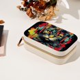 thumbnail image 7 of Retro Cat Velvet Portable Jewelry Organizer Box with Removable Compartment - Earring Holder and Gift Jewelry Box, 7 of 7