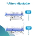 thumbnail image 3 of Gambimedic Cama Hospitalaria Electrica 3 Motores Posicion Silla Elevacion Respaldo Altura Ajustabl, 3 of 12