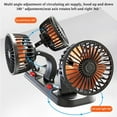 thumbnail image 3 of GSKKLQ Powerful Cooling 360° Rotation, Stepless Speed Desk Fan, 3 of 7