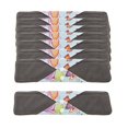 thumbnail image 1 of Almohadillas Sanitarias Menstruales De Tela De Bambú Lavable .8 ", 8 Piezas, Carbón De Bambú Gris Yinane Almohadilla menstrual reutilizable, 1 of 3