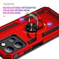 thumbnail image 2 of ELEHOLD Hybrid Rugged Case for Motorola Moto G Stylus 5G (2025) Full Body Protection with Metal Magnetic 360° Rotating Ring Holder Kickstand Shockproof Heavy Duty Case for Moto G Stylus 5G (2025),Red, 2 of 6