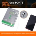 thumbnail image 3 of MUCH 30 Amp 12V/24V DC Input MPPT Solar Charge Controller with  LCD screen and Dual USB , 30Amp-BT PV 100V Solar Panel Battery Regulator, 3 of 11