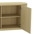 thumbnail image 6 of Olivia Modern 60 Sideboard with 4 Adjustable Shelves in Natural Oak, 6 of 12