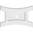 thumbnail image 1 of Ekena Millwork CMP22X14HN-02000 2 in. ID x 4.75 in. Rectangle Haven Architectural Grade PVC Contemporary Ceiling Medallion, 1 of 1