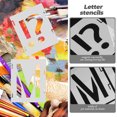 thumbnail image 4 of 1 Ensemble de Pochoirs à Lettres Multifonction Réutilisables pour la Maison, 4 of 5