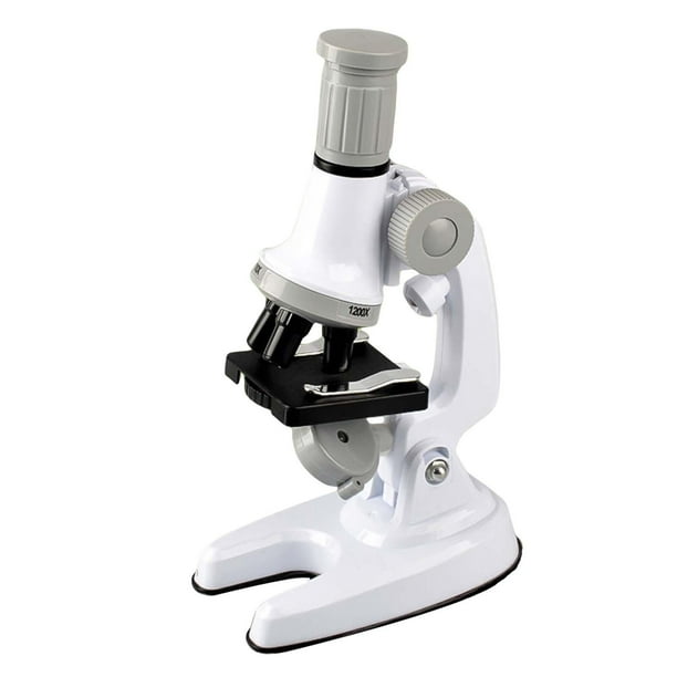 Microscopio biológico 1200x Zulema microscopio de ciencia Ajustable blanco