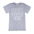 thumbnail image 1 of NanyCrafts' Father Husband Protector HERO Adult Fine Jersey Tee, 1 of 2