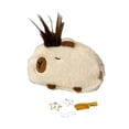 thumbnail image 2 of Estuche de lápices de carpincho de peluche con cremallera, material escolar multiusos Beige, 2 of 9