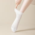 thumbnail image 2 of Sookeceks 6 Pairs Thin Cotton Crew Socks for Women, Soft Breathable Socks Above Ankle Socks for Casual Size 5-9, 2 of 8