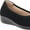 Black Suede, variant on Propet Womens Yara Leather Slip On Wedge Heels