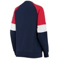 thumbnail image 3 of Women's Starter Navy/Red Boston Red Sox Playmaker Raglan Pullover Sweatshirt, 3 of 4