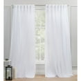 thumbnail image 6 of Exclusive Home Catarina Layered Solid Room Darkening Blackout and Sheer Hidden Tab/Rod Pocket Top Curtain Panel Pair, 52"x84", Winter, Set of 2, 6 of 8