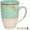 Green, variant on Ceramic Cup with Infuser and Lid, 13.5 Oz, 5 Colors to Choose, Dishwasher and Microwave Safe, Reactive , Steeping Mug with Strainer (Green)