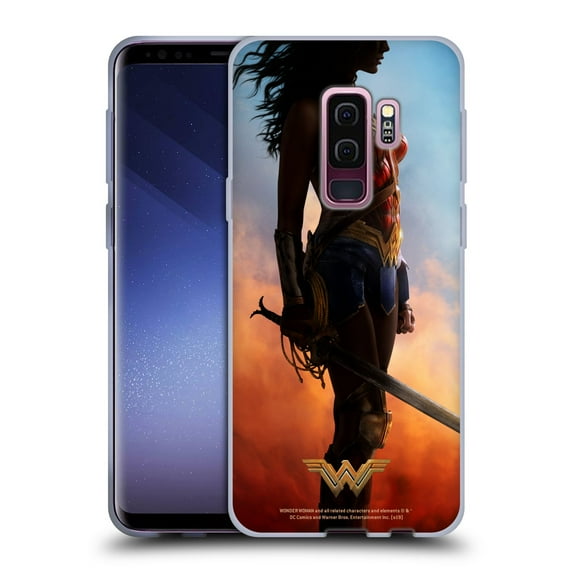 Head Case Designs Officially Licensed Wonder Woman Movie Posters Godkiller Sword Soft Gel Case Compatible with Samsung Galaxy S9+ / S9 Plus