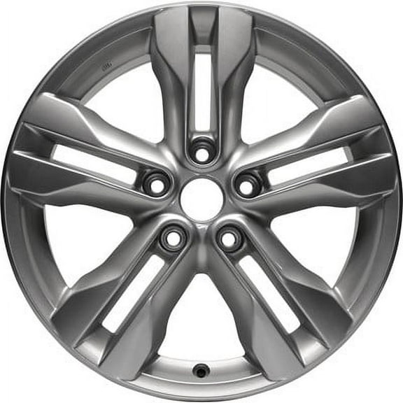 KAI 17 X 7 Reconditioned OEM Aluminum Alloy Wheel, All Painted Bright Sparkle Silver, Fits 2012-2015 Nissan Rogue