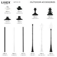 thumbnail image 2 of Livex Lighting - Outdoor Cast Aluminum Fluted Post - 3 Inches wide by 84 Inches, 2 of 3