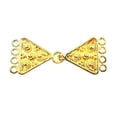 thumbnail image 1 of CG-237 18K Gold Overlay Multi Strand Clasp With 4 Holes, 1 of 2