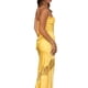thumbnail image 4 of VISgogo Vestido largo para mujer, correa de espagueti, sin mangas, de encaje, transparente, color sólido, vestidos divididos VISgogo  moda, 4 of 6